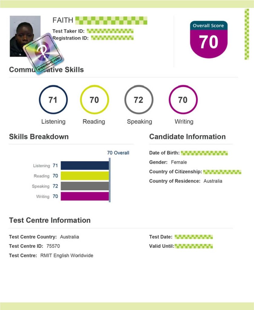 Faith joined PTE School to prepare for her PTE Academic exam and to get her desired & required score in PTE. She got a recommendation from one of the previous students who has already got her required score in PTE and experienced the amazing student support that PTE School provides.