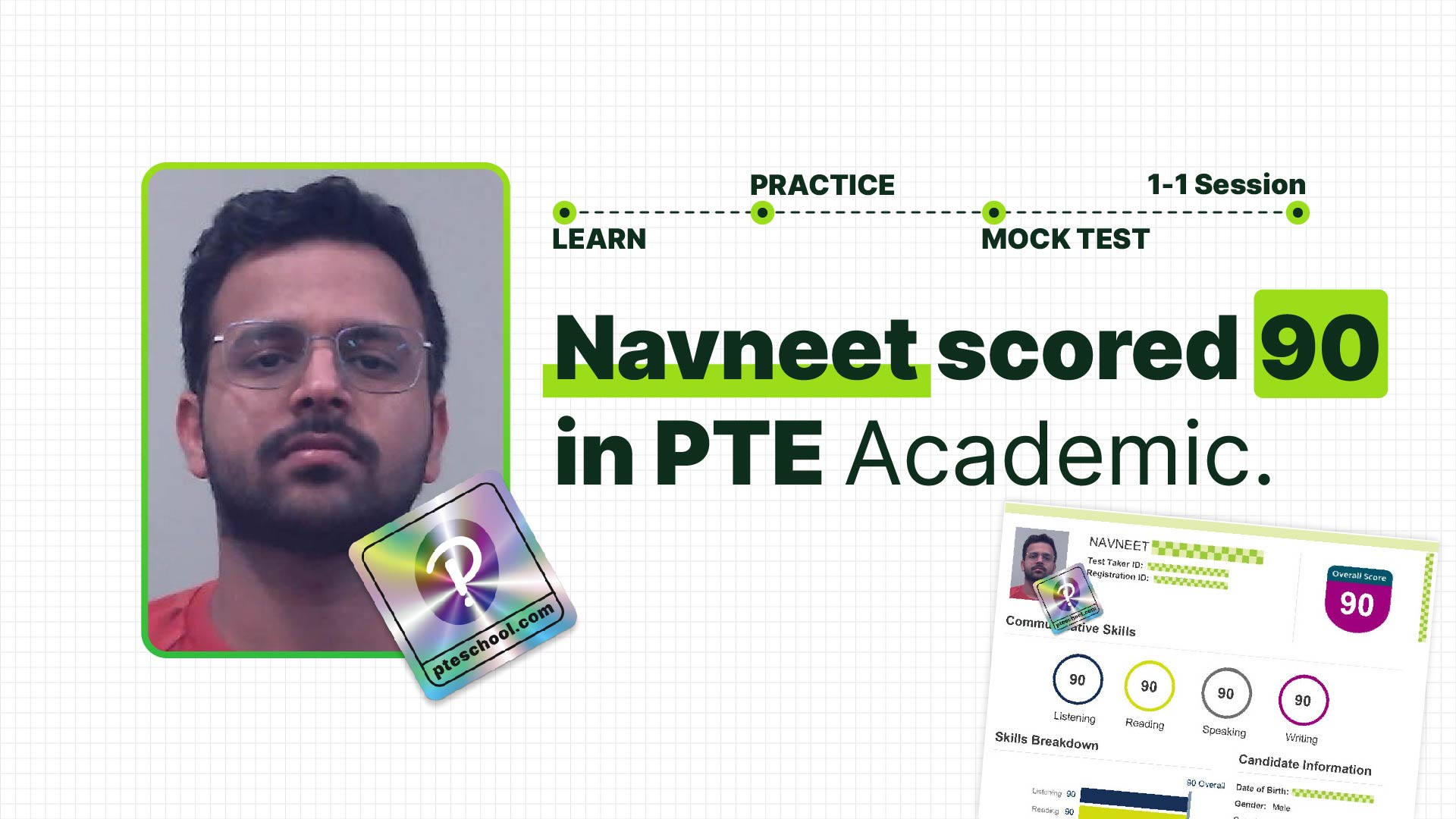 Meet Navneet, the PTE Academic top scorer with a perfect 90 score