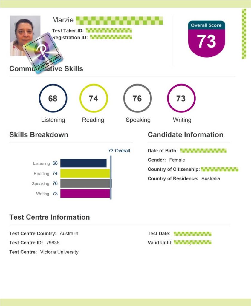 How Marzie scored 73 in the PTE Academic by overcoming her limitations.
